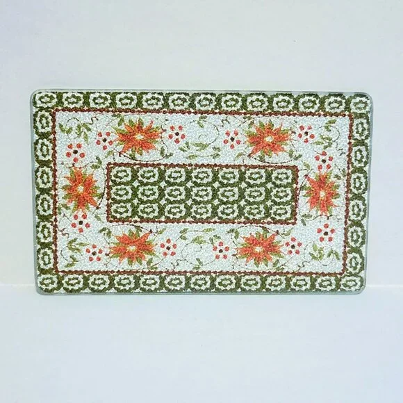 Temp-tations Ovenware by Tara Old World Green 1.5 qt Loaf Pan Trivet Lid Rack - Picture 10 of 13